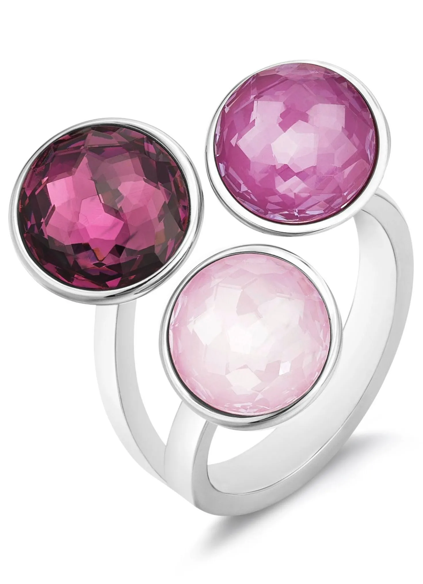 Damenring mit Swarovski-Kristalle