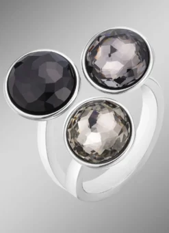 Damenring mit Swarovski-Kristalle
