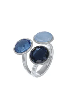 Damenring mit Swarovski-Kristalle