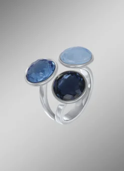 Damenring mit Swarovski-Kristalle