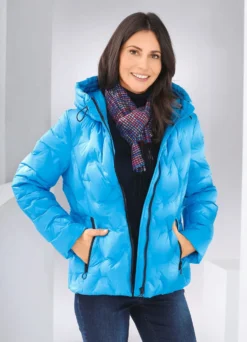 Daunenjacke mit geklebten Kammern