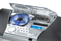 Design-Musikanlage mit beleuchtetem Multifunktionsdisplay