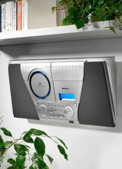 Design-Musikanlage mit beleuchtetem Multifunktionsdisplay