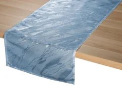 Dezente Tischdecke in Marmor-Optik