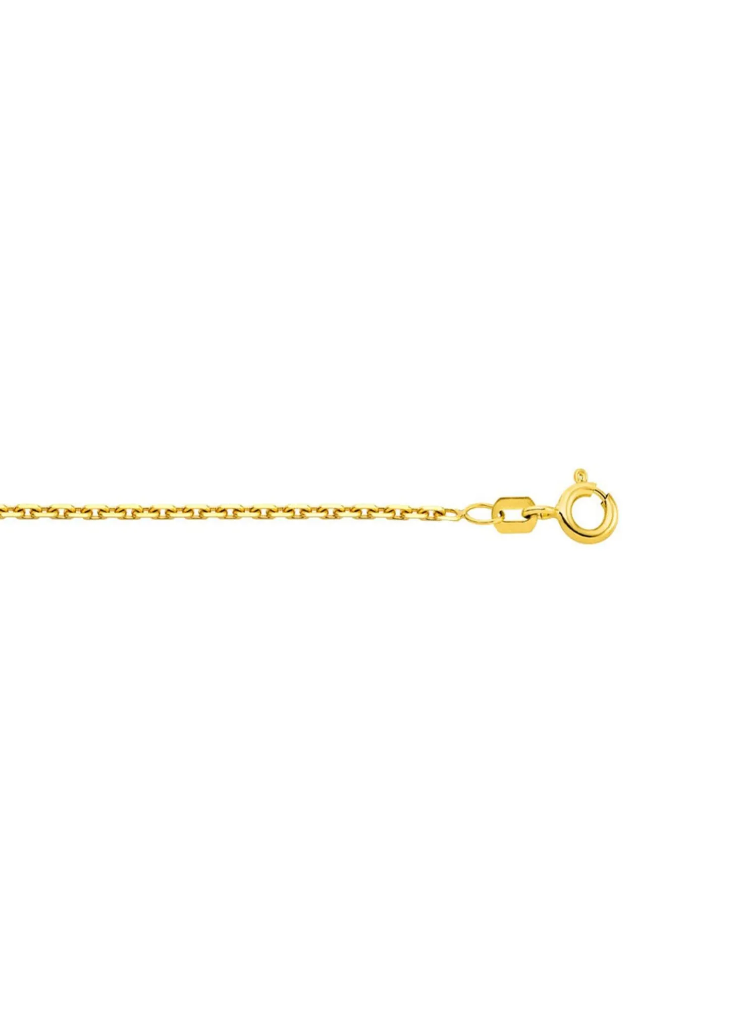 Diamantierte Ankerkette aus Gold