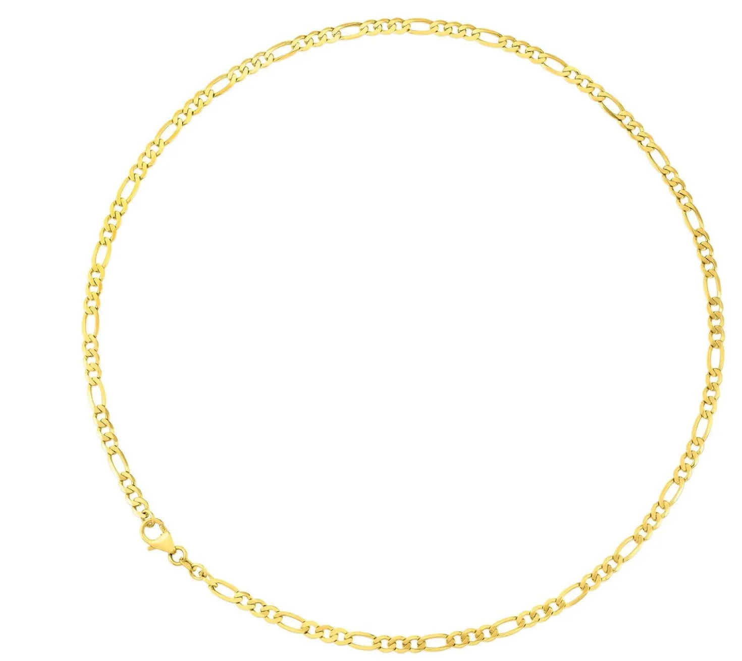 Diamantierte Figarokette