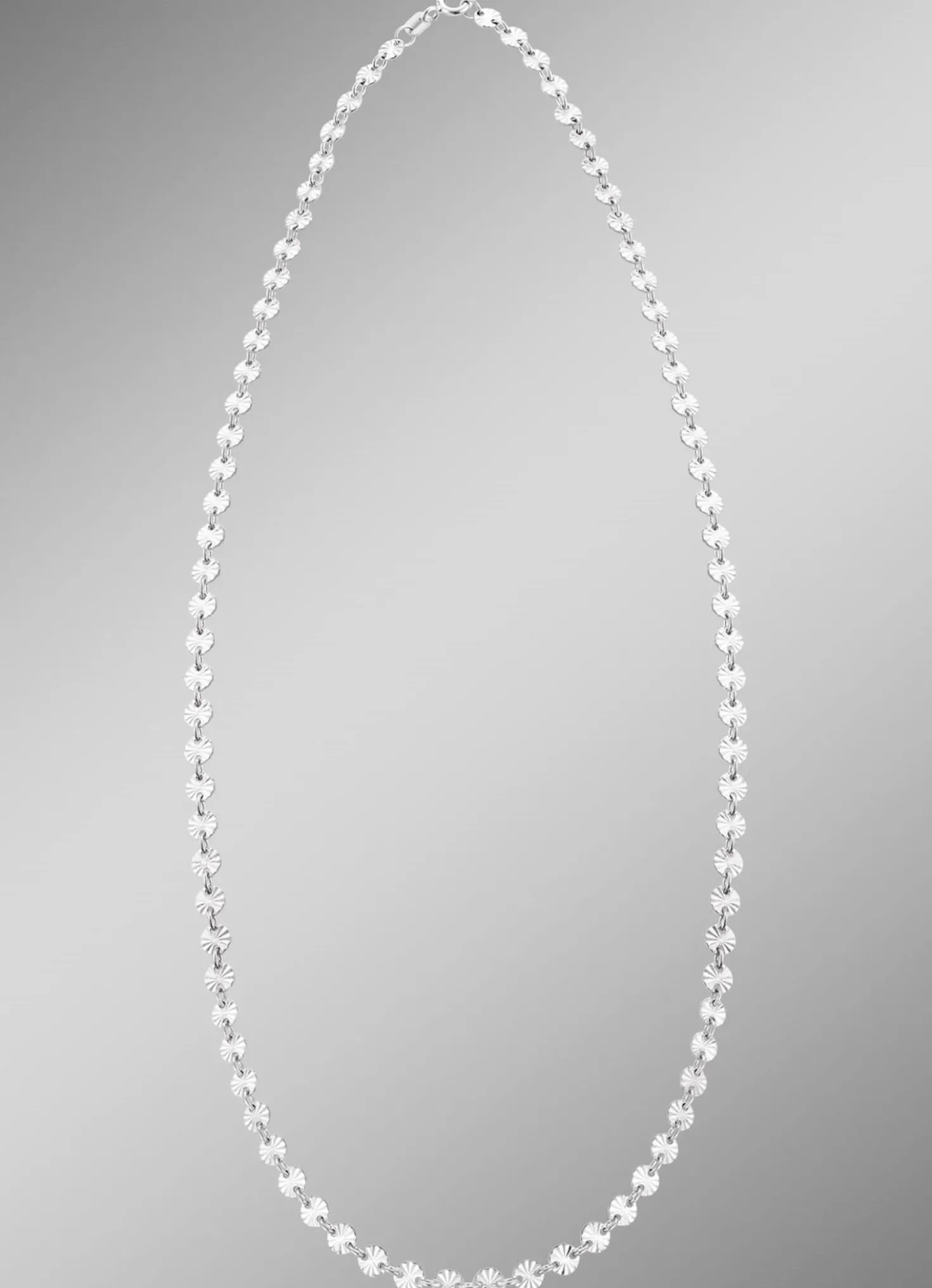 Diamantierte Plättchenkette