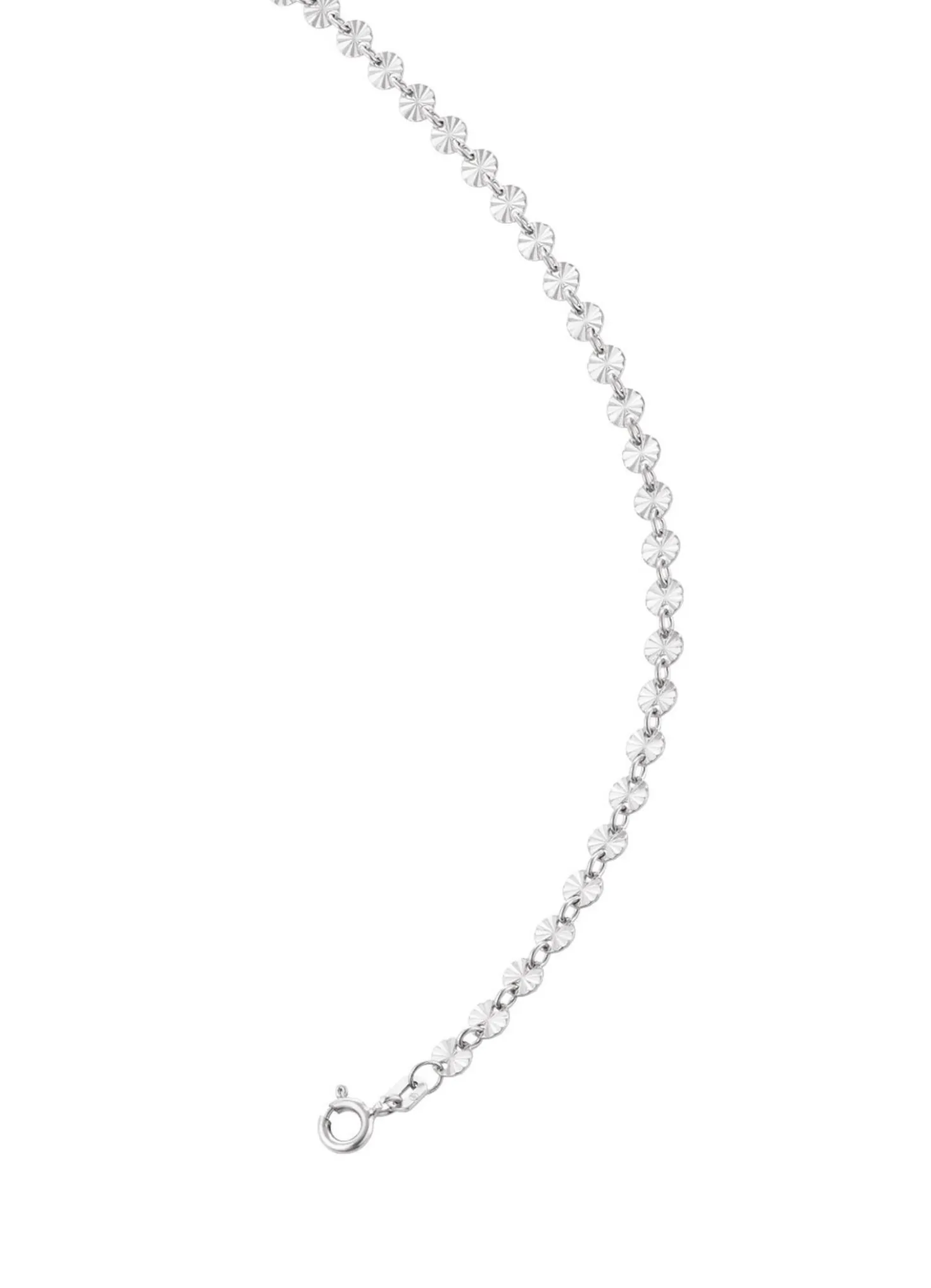 Diamantierte Plättchenkette