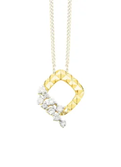 Diamantierter Anhänger mit 9 Brillanten