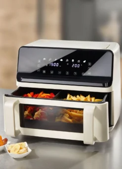 Digitale Heißluftfritteuse mit Touchdisplay