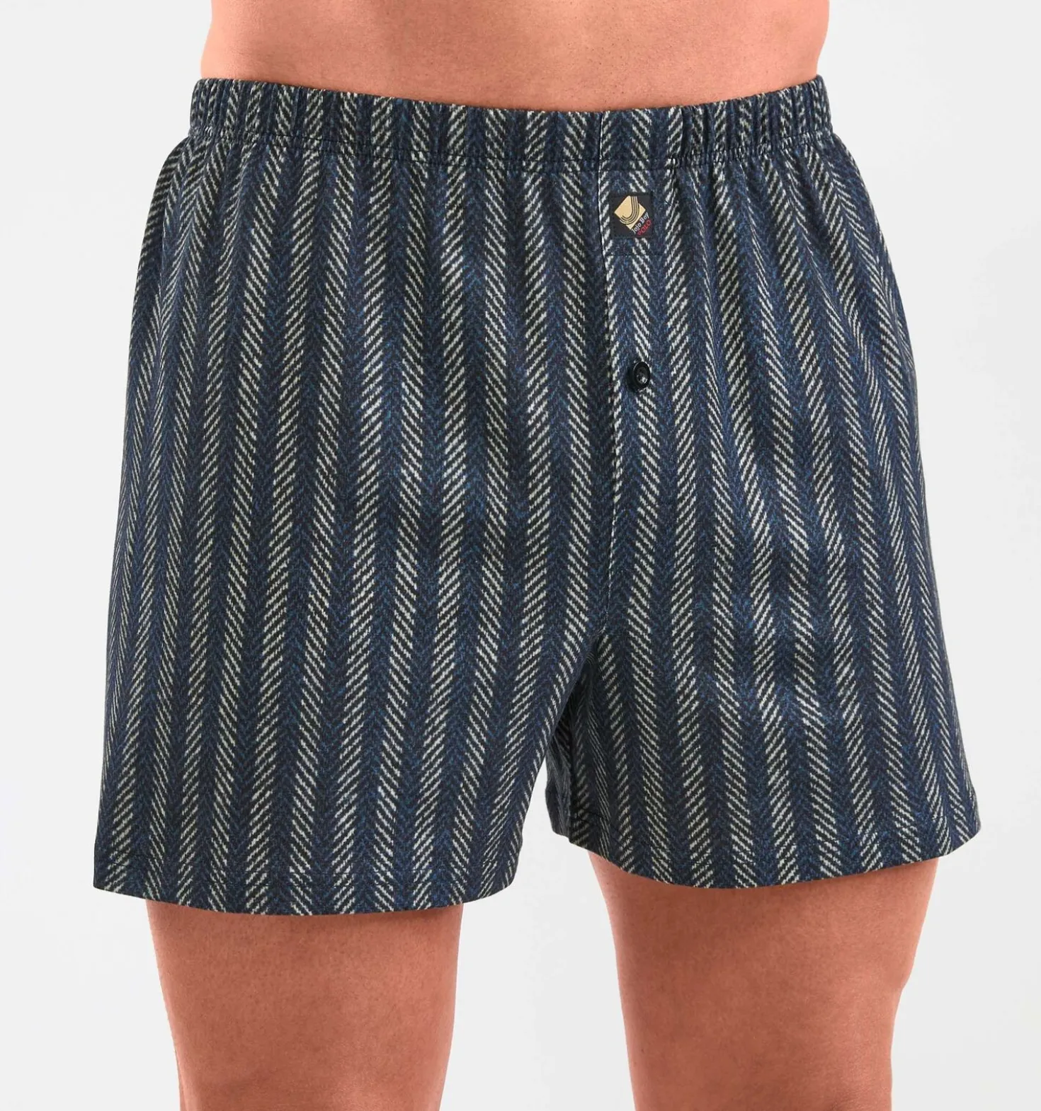 Dreierpack Boxershorts mit knöpfbarem Eingriff