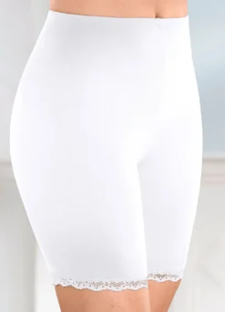 Dreierpack Longpants mit Elastikspitze