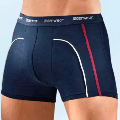 Dreierpack Pants aus Feinjersey, marine