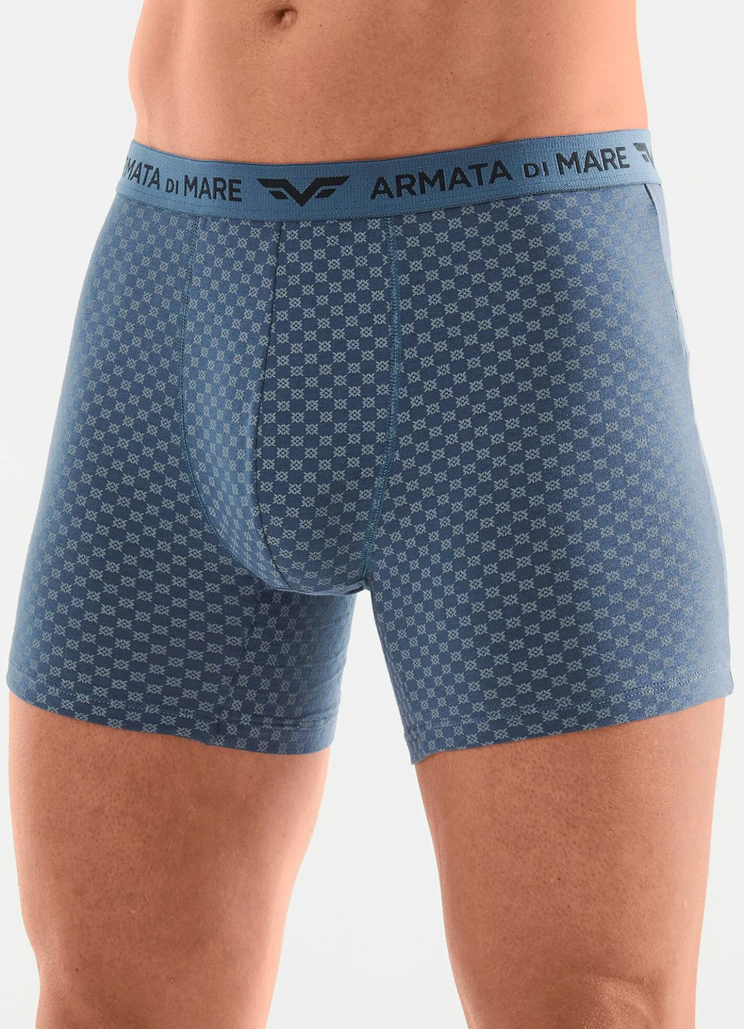 Dreierpack Pants mit Alloverdessin