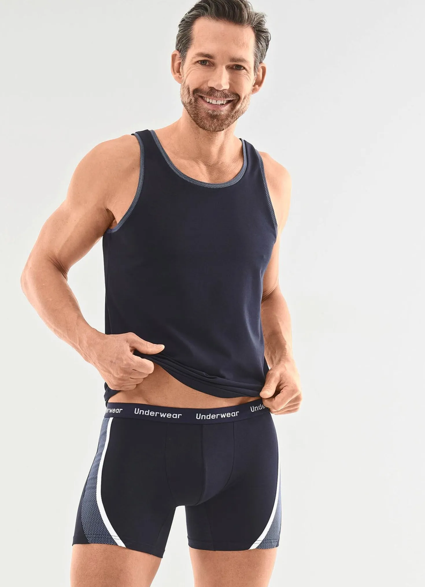 Dreierpack Pants mit bedruckten Einsätzen