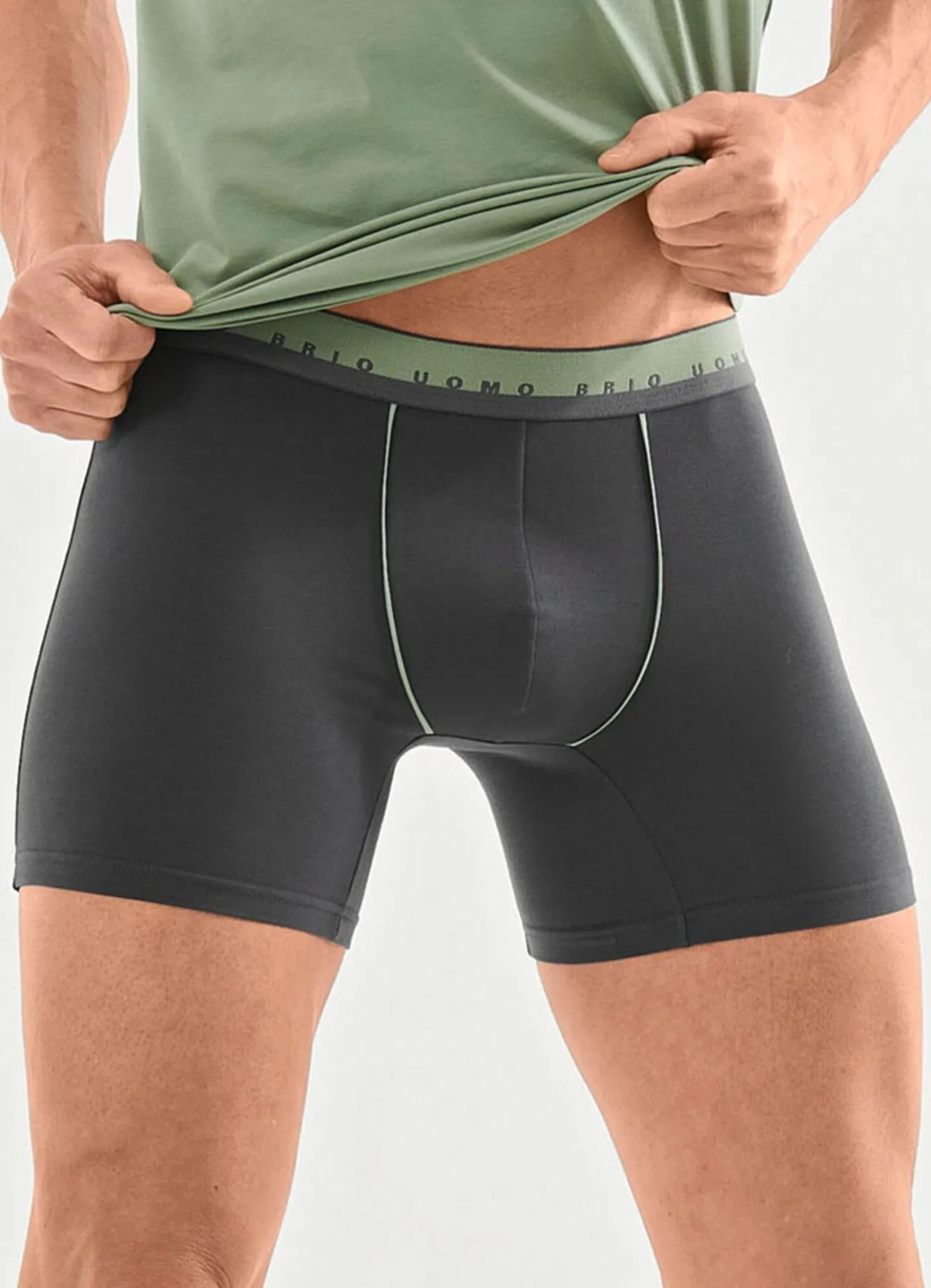 Dreierpack Pants mit Elastikbund