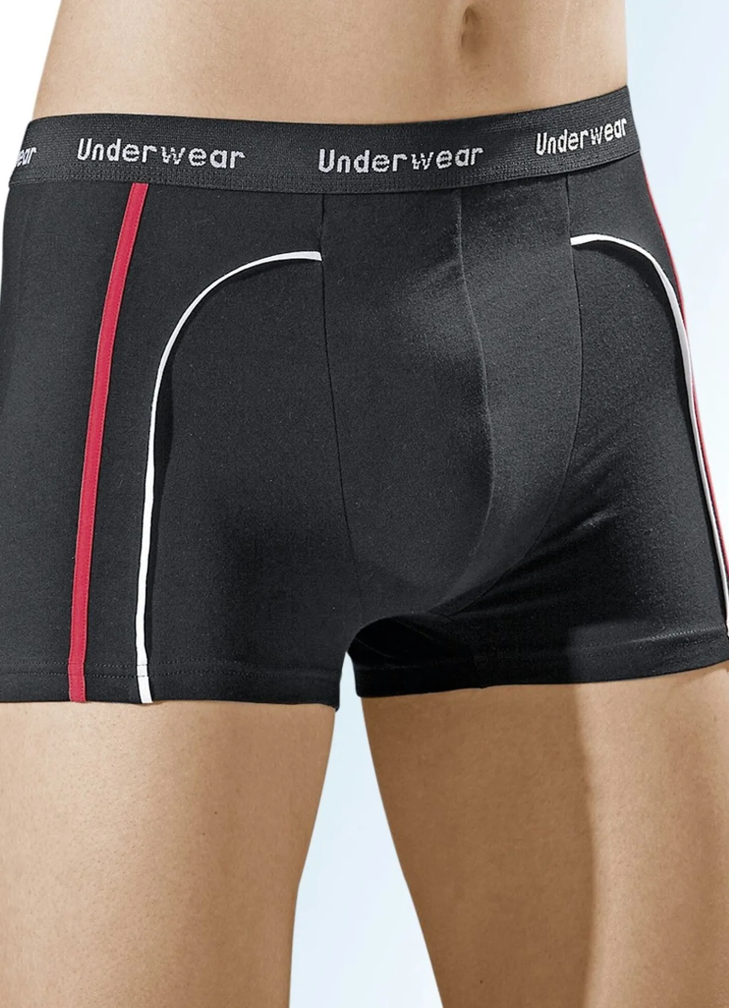 Dreierpack Pants mit Elastikbund