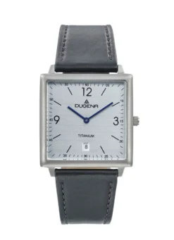 Dugena-Quartz-Herrenuhr mit Titangehäuse