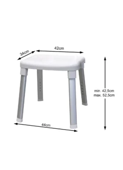 Dusch- und Badehocker mit extra großer Sitzfläche