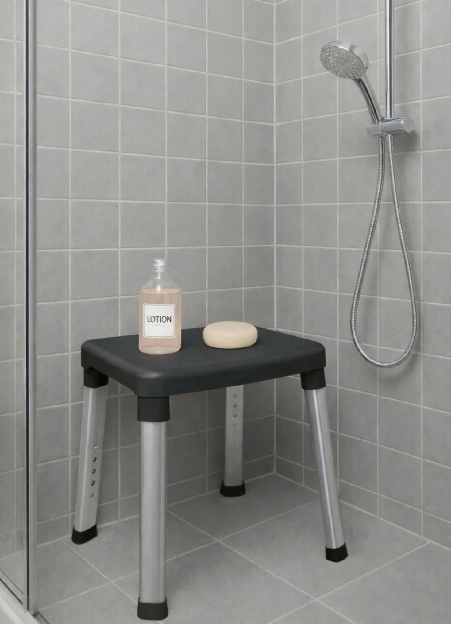 Dusch- und Badehocker mit extra großer Sitzfläche