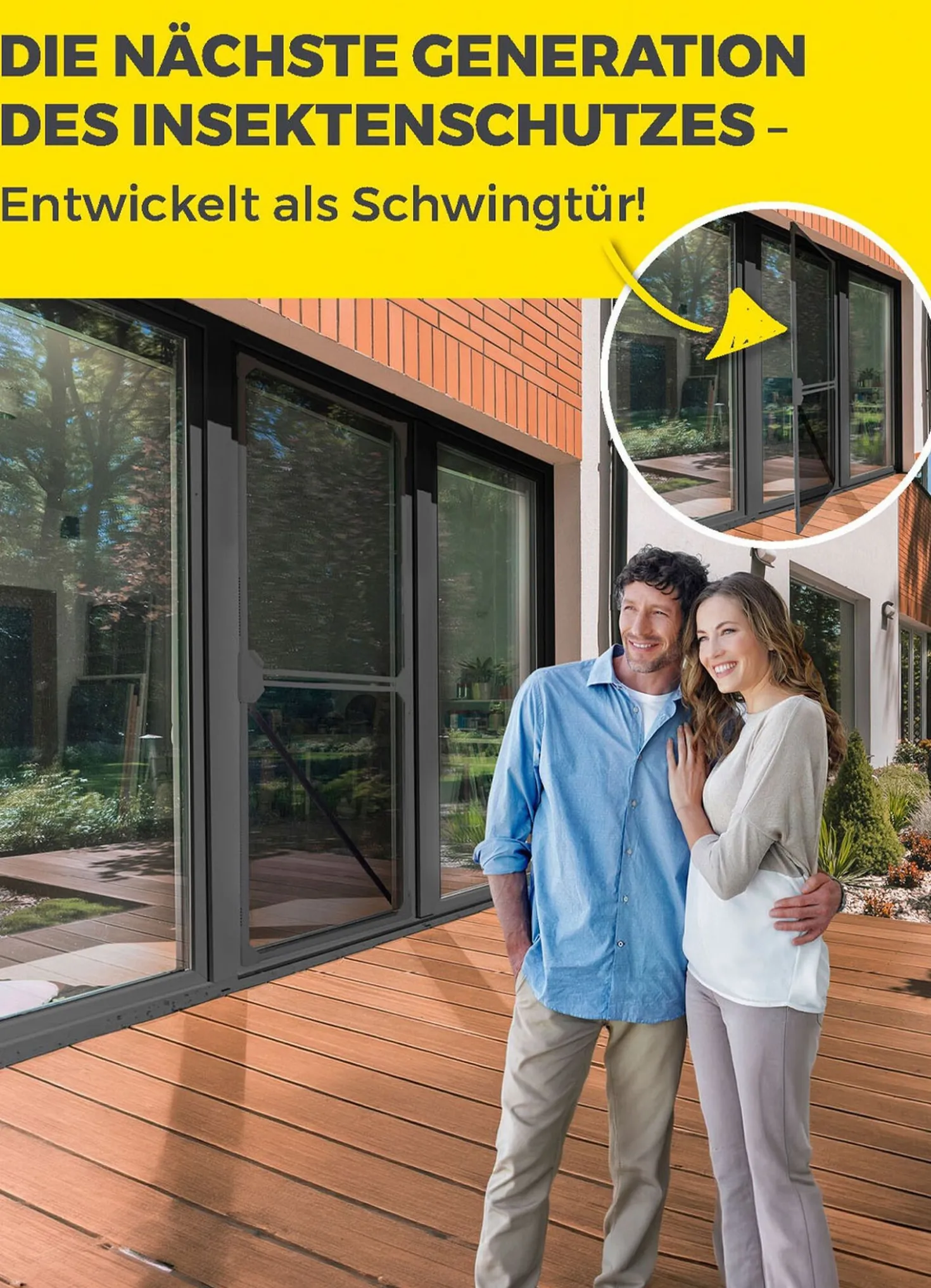 EASYmaxx Insektenschutz-Schwingtür