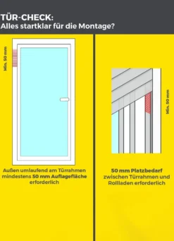 EASYmaxx Insektenschutz-Schwingtür