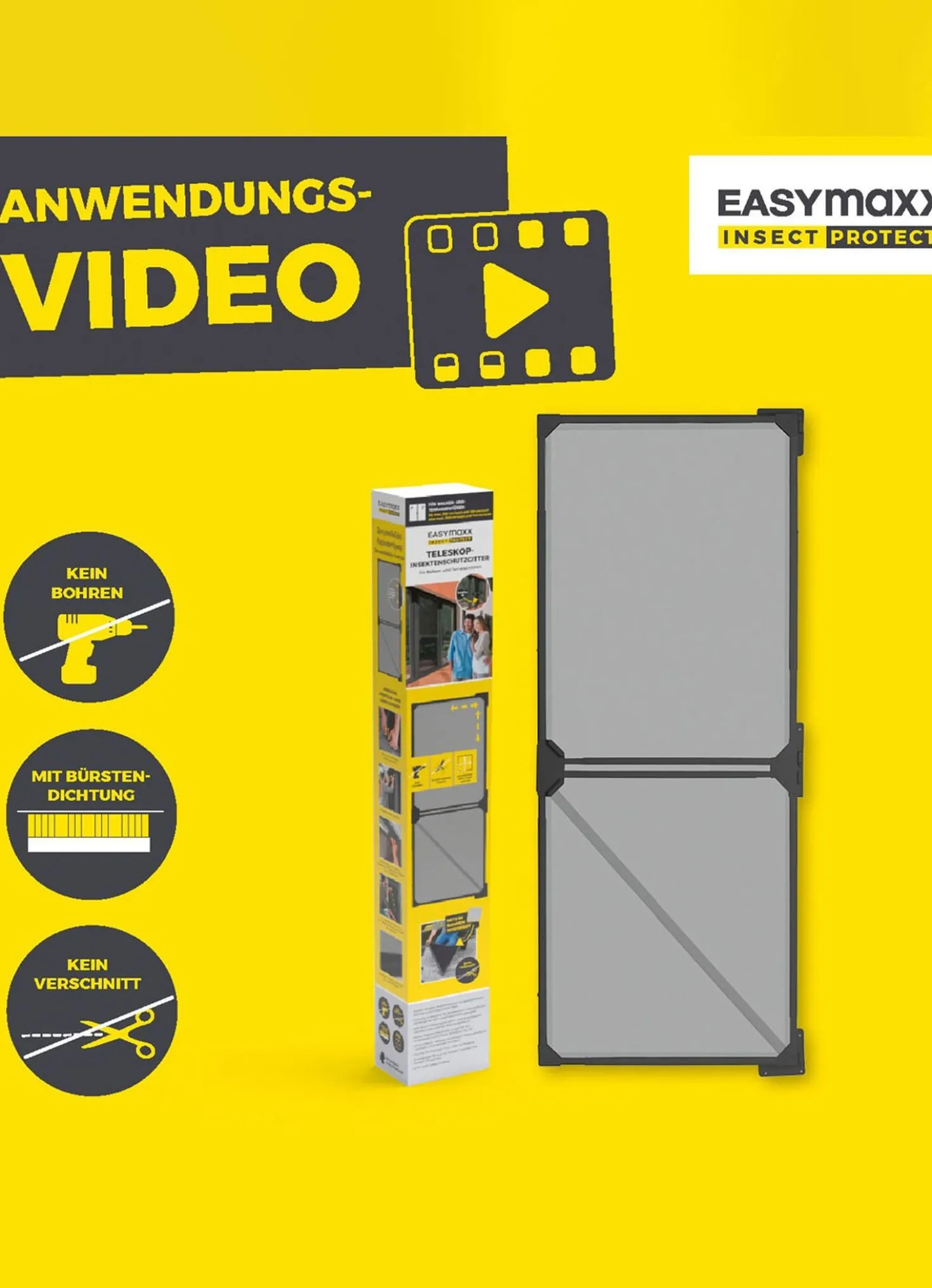 EASYmaxx Insektenschutz-Schwingtür