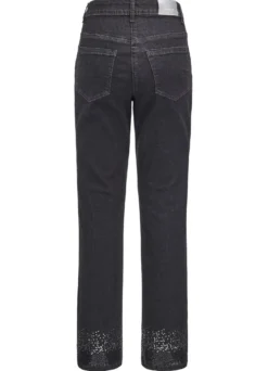Edeljeans mit Paillettenzier