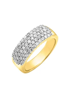 Edler Damenring mit Brillanten