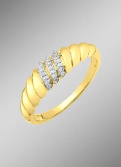 Edler Damenring mit 21 Diamanten