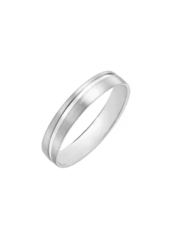 Edler Trauring aus Silber