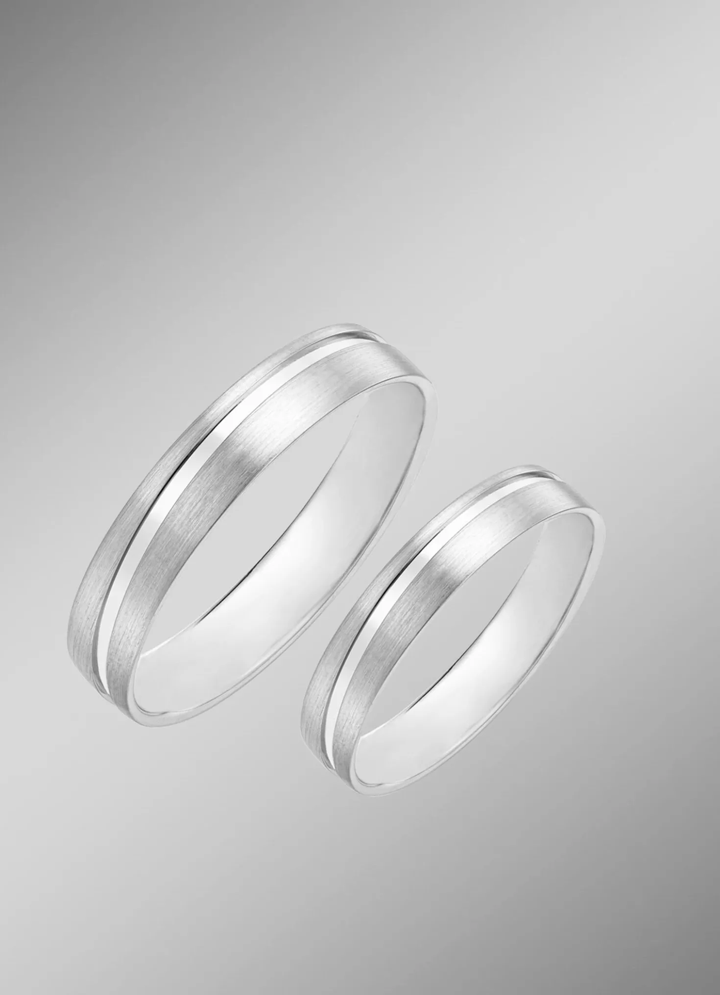 Edler Trauring aus Silber
