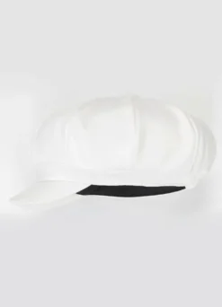 Elegante Damen-Ballonmütze, mit rückwärtigem Elastikeinsatz