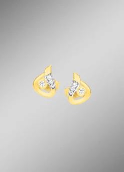 Elegante Ohrstecker mit Zirkonia