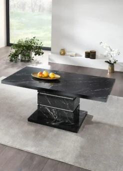 Eleganter Couchtisch mit Marmor-Optik