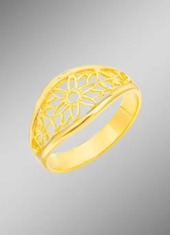 Eleganter Damenring im Blumendesign