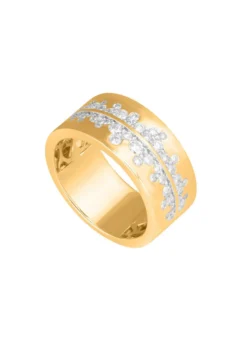 Eleganter Damenring mit 49 Brillanten