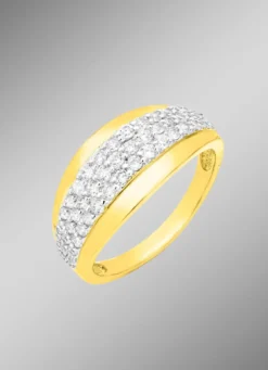 Eleganter Damenring mit Zirkonia