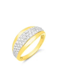 Eleganter Damenring mit Zirkonia
