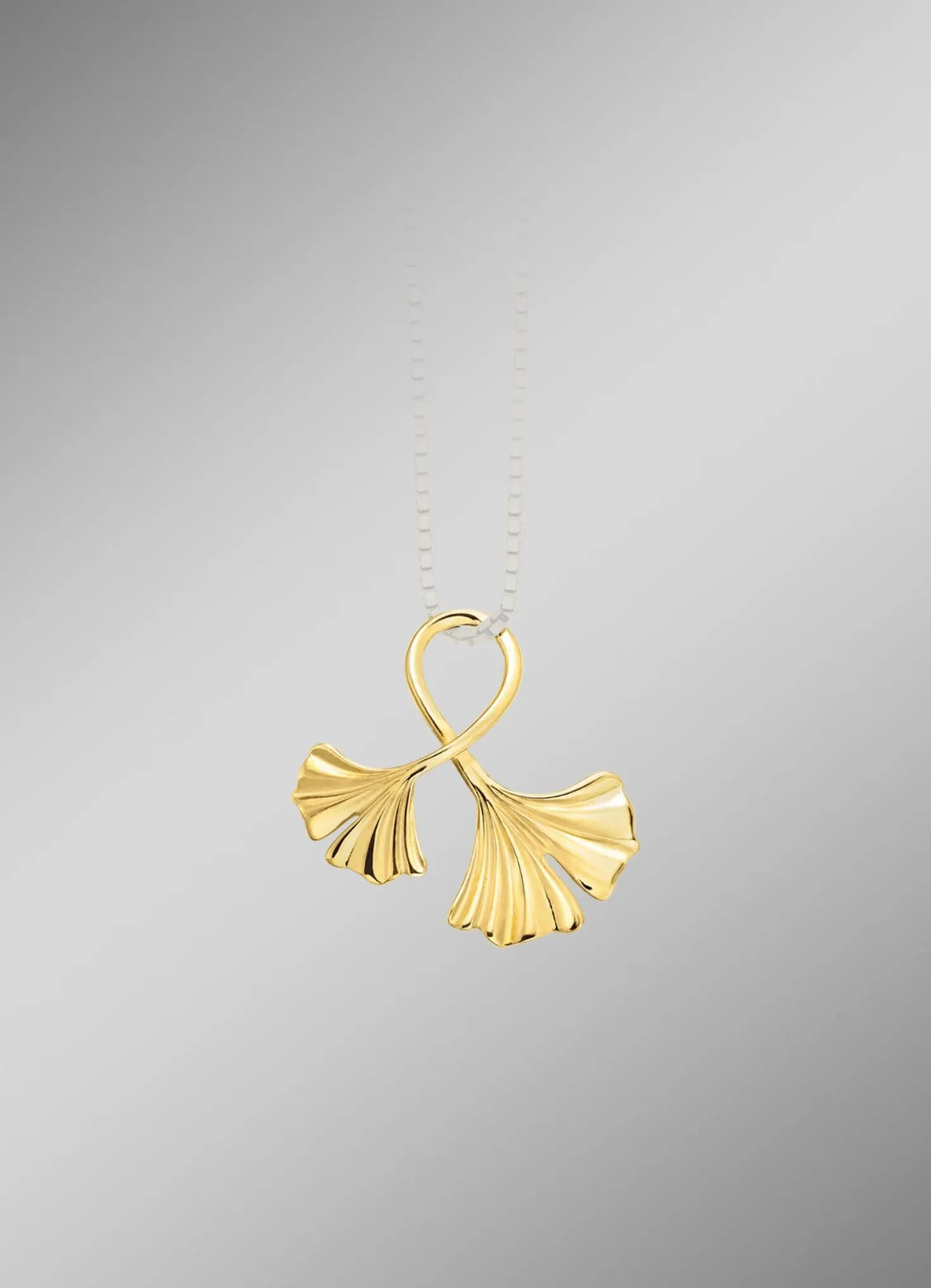 Eleganter Ginkgoblatt-Anhänger