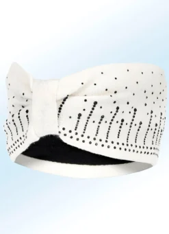 Elegantes Damen-Stirnband, mit Glitzer-Applikationen