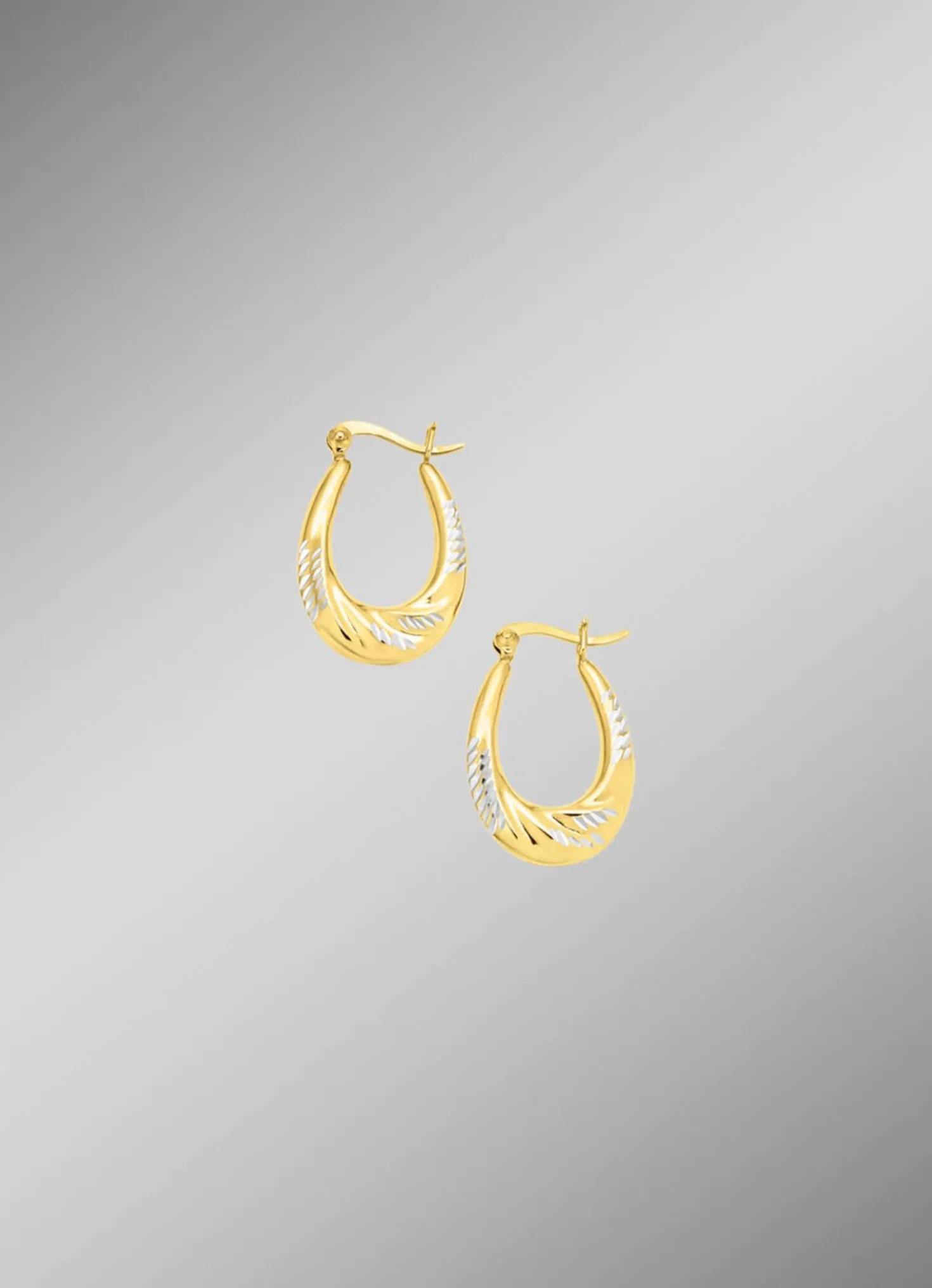Eleganz und Glanz: Creolen in Bicolor