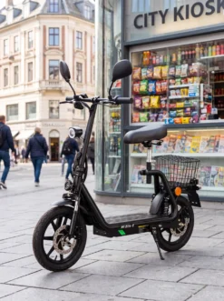Elektroroller City Floh S-Type mit Einkaufskorb