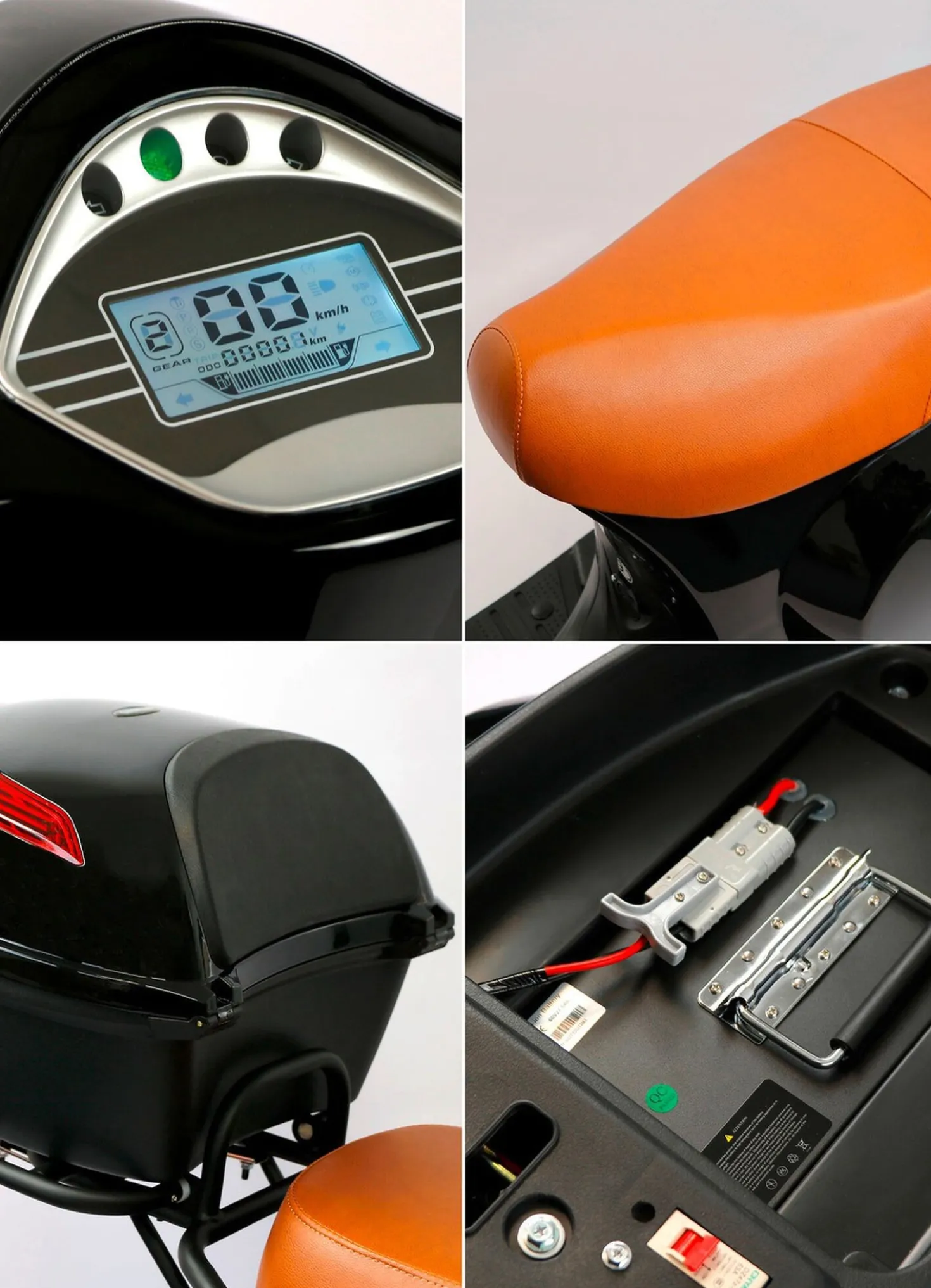 Elektro-Roller E-City Retro