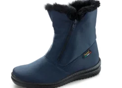 ELENA EDEN, atmungsaktive Damen-Stiefeletten, Winterschuhe, Weite G, mit Reißverschluss