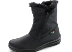 ELENA EDEN, atmungsaktive Damen-Stiefeletten, Winterschuhe, Weite G, mit Reißverschluss
