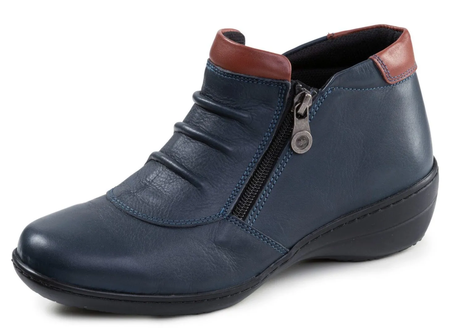 ELENA EDEN, bequeme Damen-Boots, Weite H, mit herausnehmbarem Fußbett