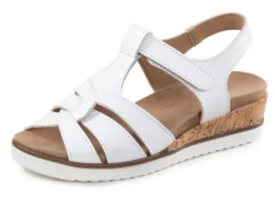 ELENA EDEN, bequeme Damen-Sandalen, Weite H, mit herausnehmbarem Fußbett