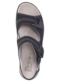 ELENA EDEN, bequeme Damen-Sandalen, Weite G, mit herausnehmbarem Fußbett