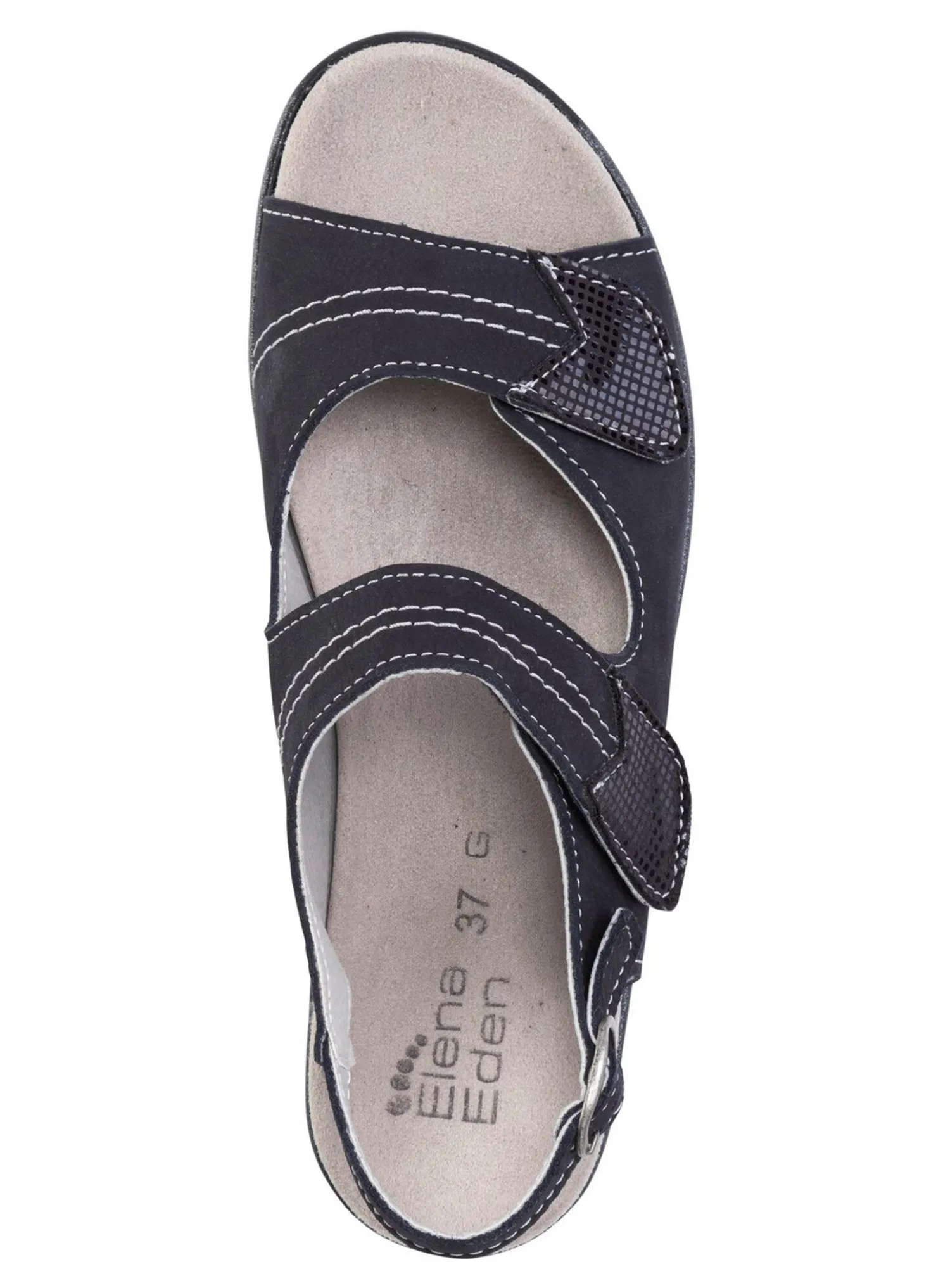 ELENA EDEN, bequeme Damen-Sandalen, Weite G, mit herausnehmbarem Fußbett